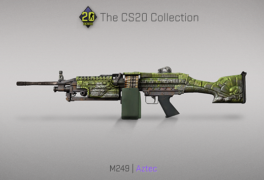 download M249 Aztec cs go skin free