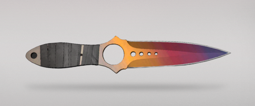 Shattered Web - Skeleton Knife | Fade