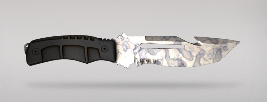 Shattered Web - Survival Knife | Stained