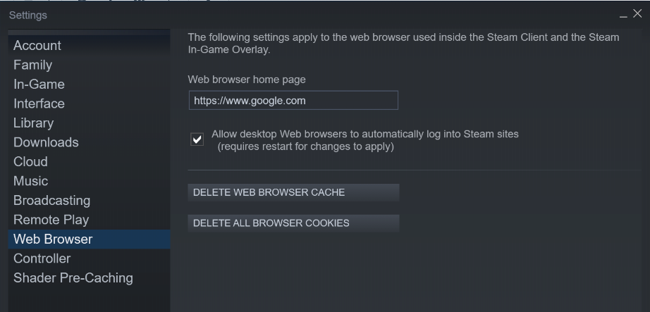 Empty Web Browser Cache for increased FPS in CSGO 2020