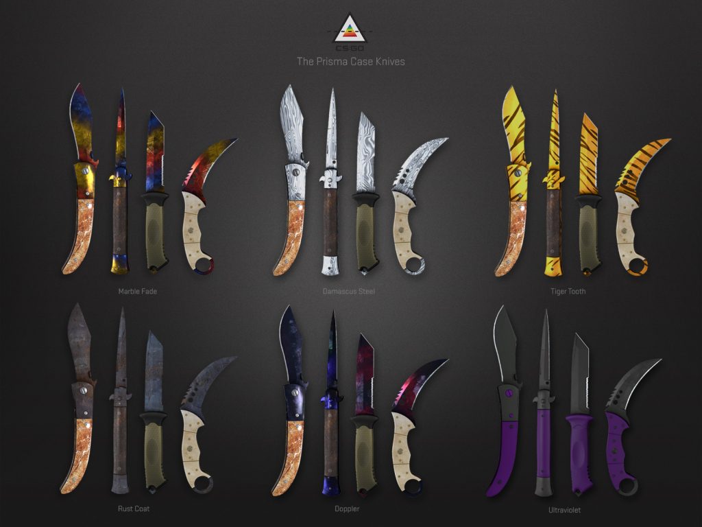 Prisma 2 Case Horizon Knives New Chroma Finish